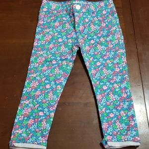 Flower patterned Jeans